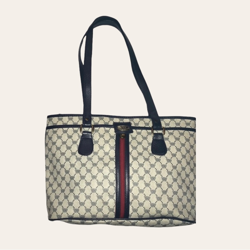 Vintage VR Classic Monogram Tote Bag 💼
